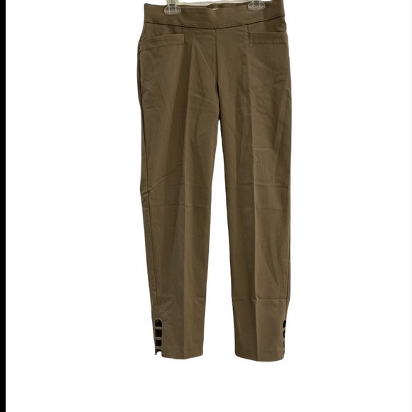 89th & Madison Comfort Waist Capri Pants Women's Small Brown Stretch NWT - Picture 12 of 12